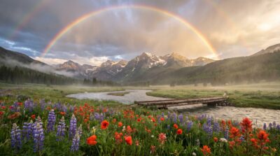 Rainbow Valley Retreat Wallpaper